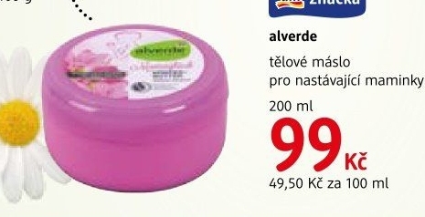 Tělové máslo pro těhotné Alverde