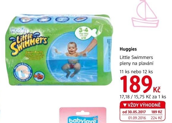 Pleny do vody dětské Huggies Little Swimmers