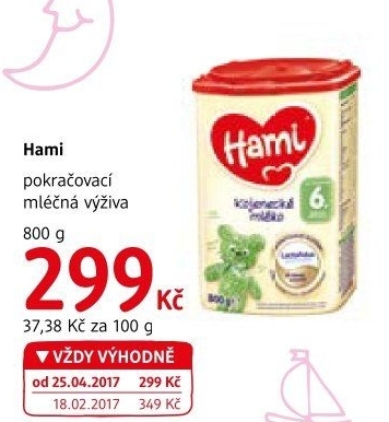 Výživa mléčná Hami
