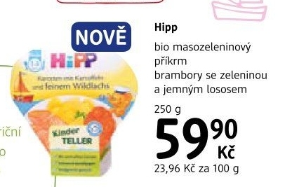 Hotové pokrmy bio HiPP