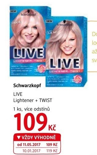 Barva na vlasy Live Schwarzkopf