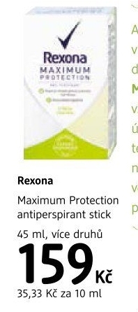 Deodorant stick Maximum Protection Rexona