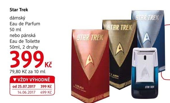 Parfemovaná voda dámská Star Trek