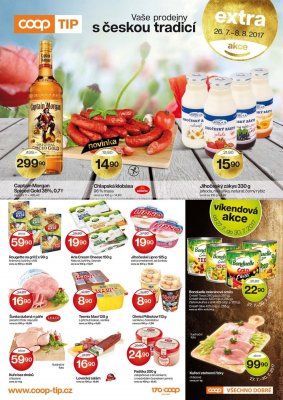 akční leták COOP 26.7.2017-8.8.2017