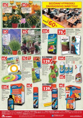 akční leták UNI HOBBY 27.7.2017-6.8.2017