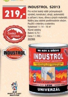Nátěr na kov a dřevo Univerzál lesk Industrol