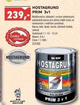 Barva na kov Prim 3 v 1 Hostagrund