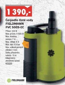 Čerpadlo Fieldmann FVC 5005-EC