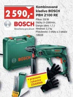 Vrtací kladivo PBH 2100 RE Bosch
