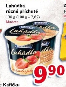 Dezert lahůdka Madeta