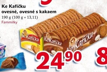 Ovesné sušenky Ke kafíčku