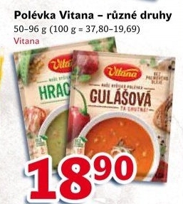 Instantní polévky Vitana