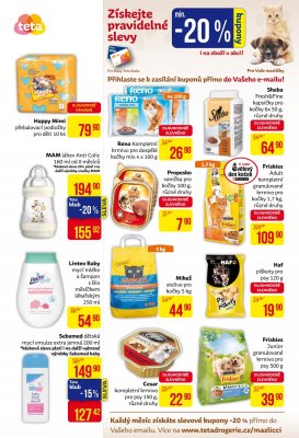 akční leták Teta drogerie 3.8.2017-12.8.2017