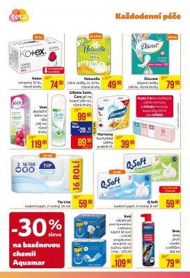 akční leták Teta drogerie 3.8.2017-12.8.2017
