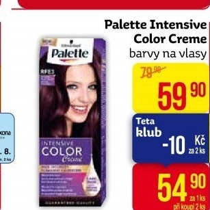 Barva na vlasy Intensive Color Creme Palette Schwarzkopf