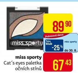 Oční stíny Cat's Eyes Miss Sporty