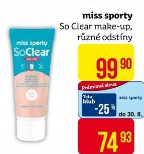 Make up So Clear Miss Sporty