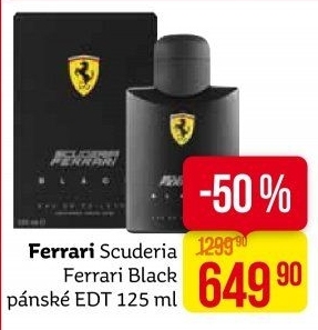 Toaletní voda pánská Black Scuderia Ferrari