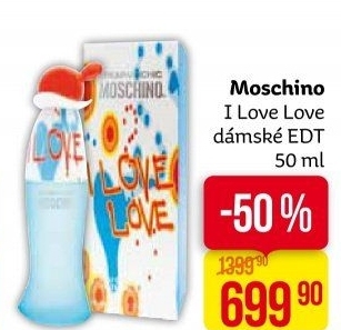 Toaletní voda dámská I love love Moschino