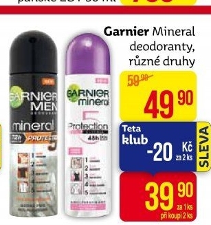Deodoranty Garnier