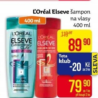 Šampon Elséve L'Oréal