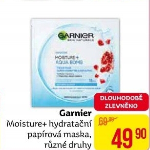 Papírová maska Moisture Match Garnier