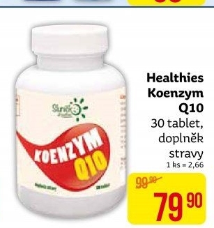 Doplněk stravy Koenzym Q10 Healthies