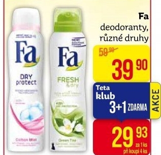 Deodoranty Fa