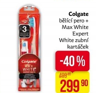 Kartáček na zuby Max White Expert Colgate