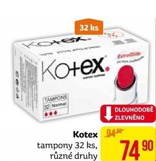 Tampony Kotex