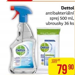 Čistič povrchů antibakteriální ve spreji Dettol