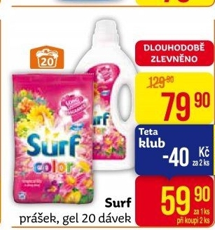 Prací gel Surf