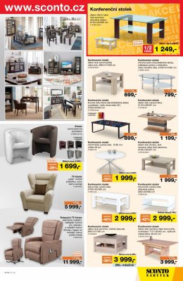 akční leták Sconto nábytek 2.8.2017-22.8.2017