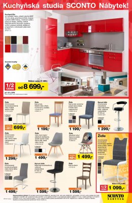 akční leták Sconto nábytek 2.8.2017-22.8.2017