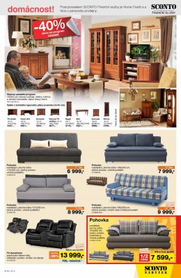 akční leták Sconto nábytek 2.8.2017-22.8.2017
