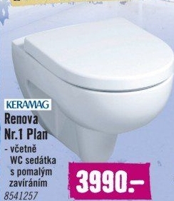 Závěsné WC Keramag Renova