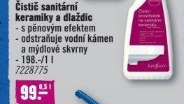 Čistič sanitární keramiky a dlažby