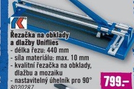Řezačka na obklady a dlažbu Kaufmann Uniflies