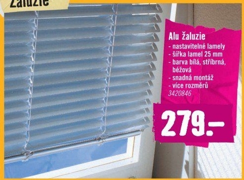 Vnitřní žaluzie