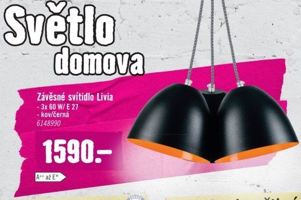 Závěsné svítidlo Livia