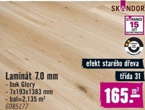 Laminátová podlaha Skandor