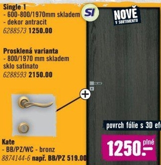 Interiérové dveře Single