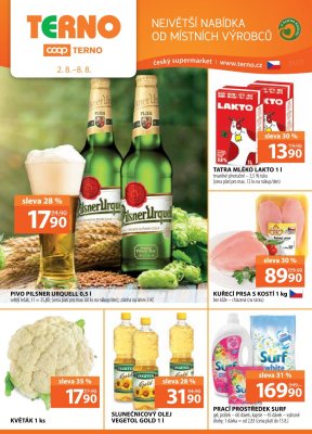 akční leták COOP 2.8.2017-8.8.2017