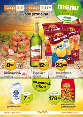 akční leták COOP 2.8.2017-15.8.2017