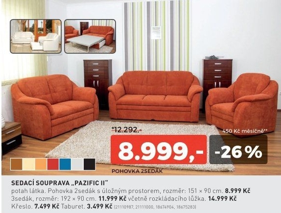 Sedací souprava PAZIFIC II