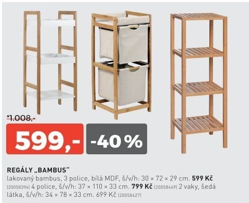 Regál BAMBUS