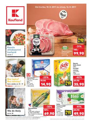 akční leták Kaufland 10.8.2017-16.8.2017