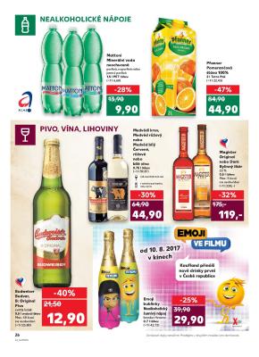 akční leták Kaufland 10.8.2017-16.8.2017