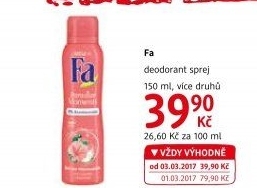 Deodorant sprej Fa