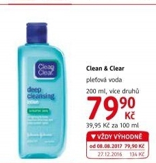 Pleťová voda čistící Clean&amp